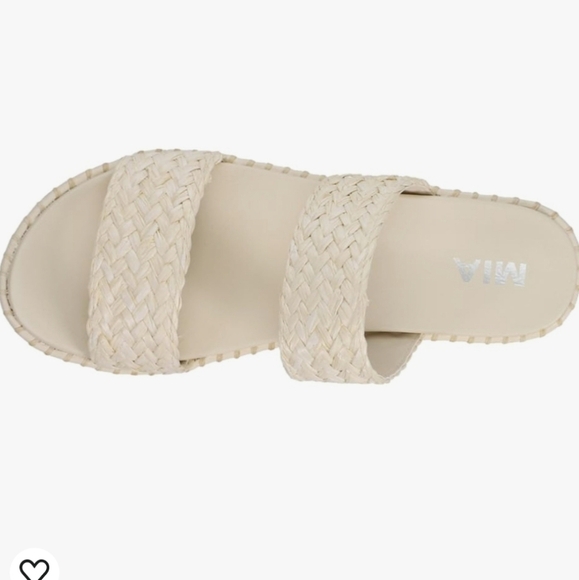 MIA Shoes - Mia ❤️braided Raffia shoes brand New! 😍